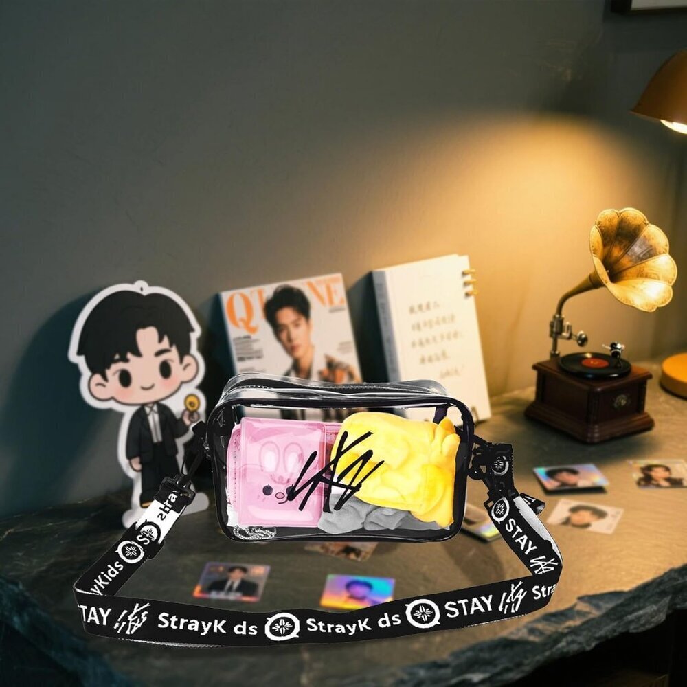 Clear PVC Concert Crossbody Bag for Fans Spacious Lightstick Storage - Picture 6 of 6